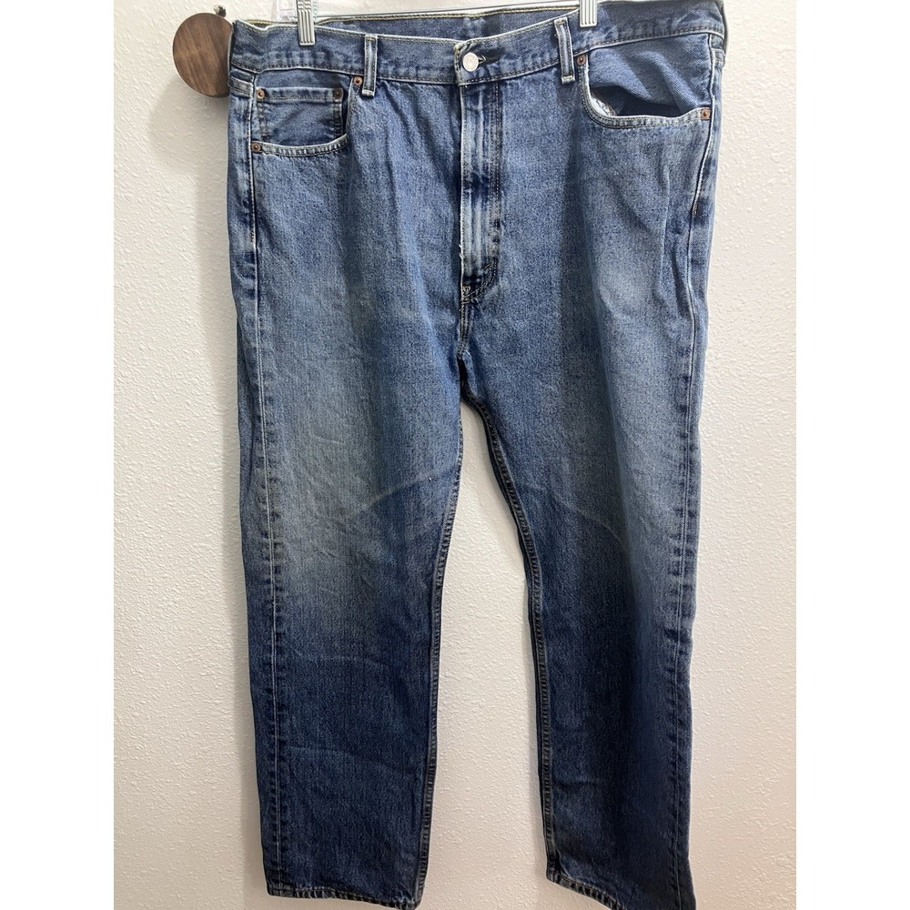 Levi's 505 Jeans Mens‎ 41x29 Blue Denim Regular Fit Straight Leg Levi Strauss